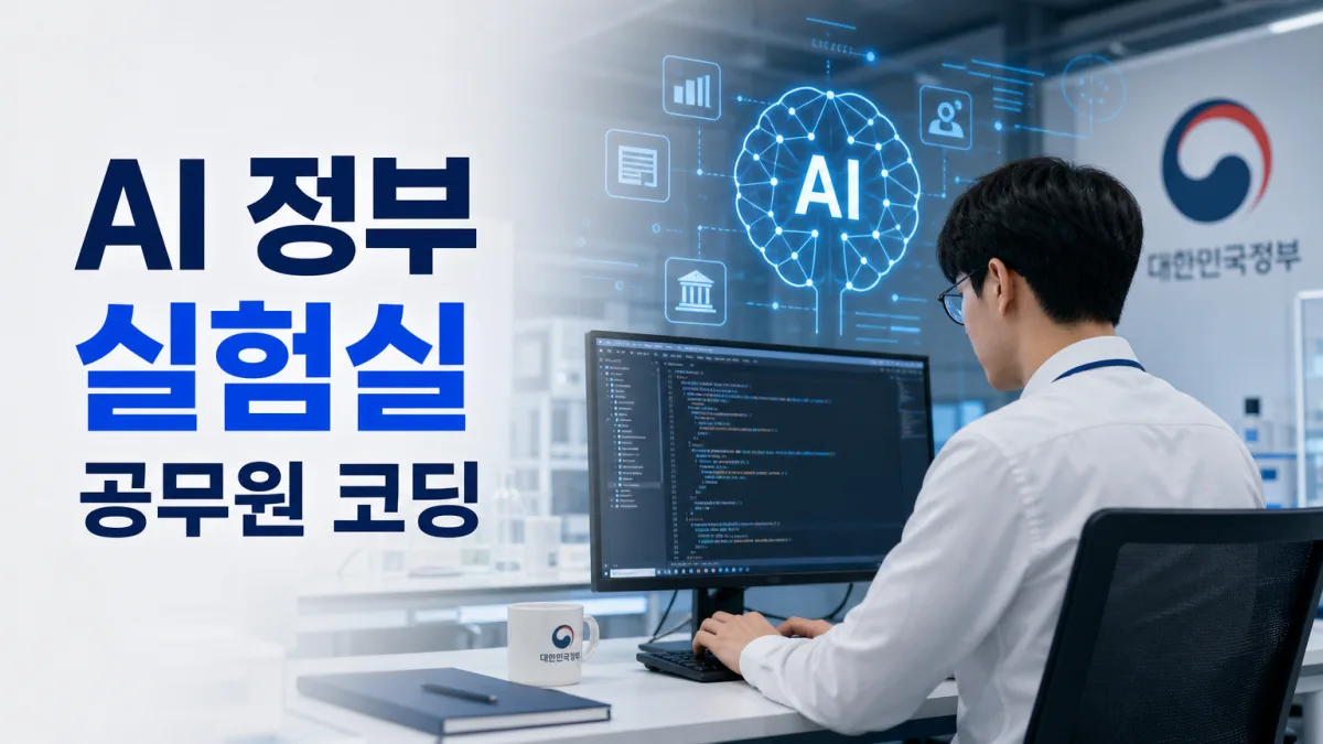 공무원이 코드까지 직접 짠다, 행안부 'AI 정부 실험실' 가동