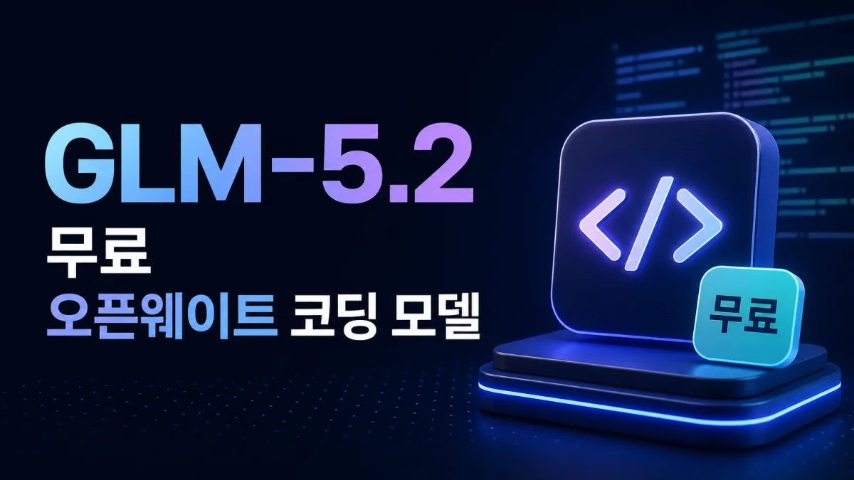 GLM-5.2, 무료로 굴리는 최강 오픈웨이트 코딩 모델