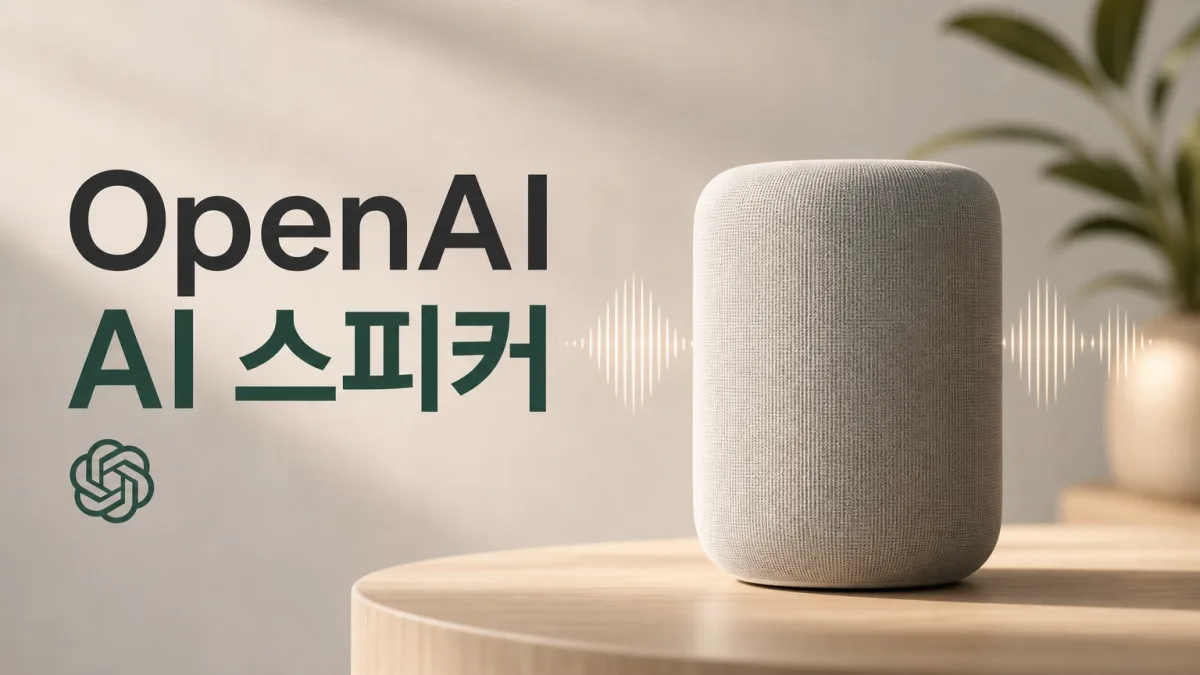 오픈AI 조니 아이브 AI 스피커, 화면 없이 대화 상대를 노린다