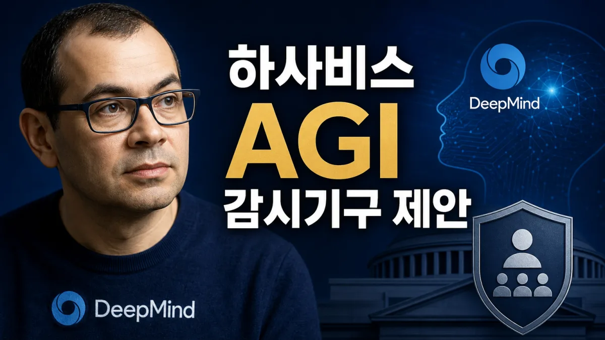 하사비스 'AGI 몇 년 안에 온다', AI 감시기구 만들자고 제안